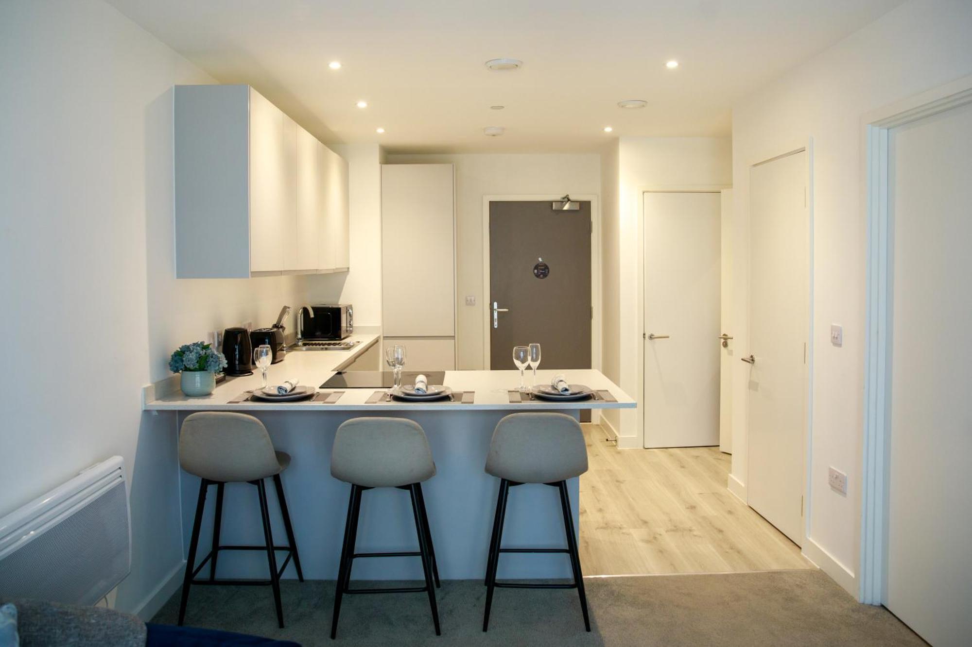 Trafford Suite Modern 1 Bed With Cinema Room Manchester Exteriör bild