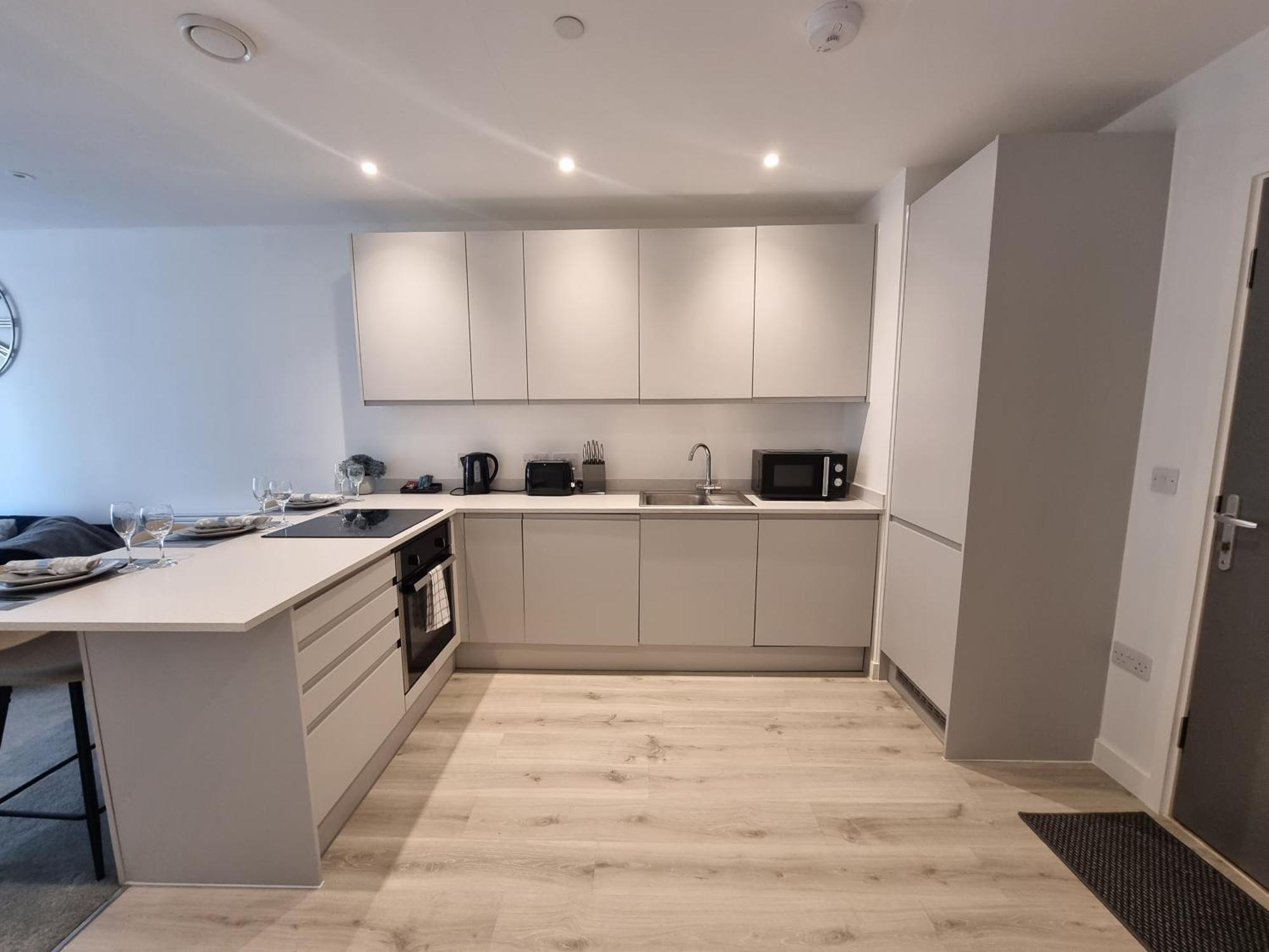 Trafford Suite Modern 1 Bed With Cinema Room Manchester Exteriör bild