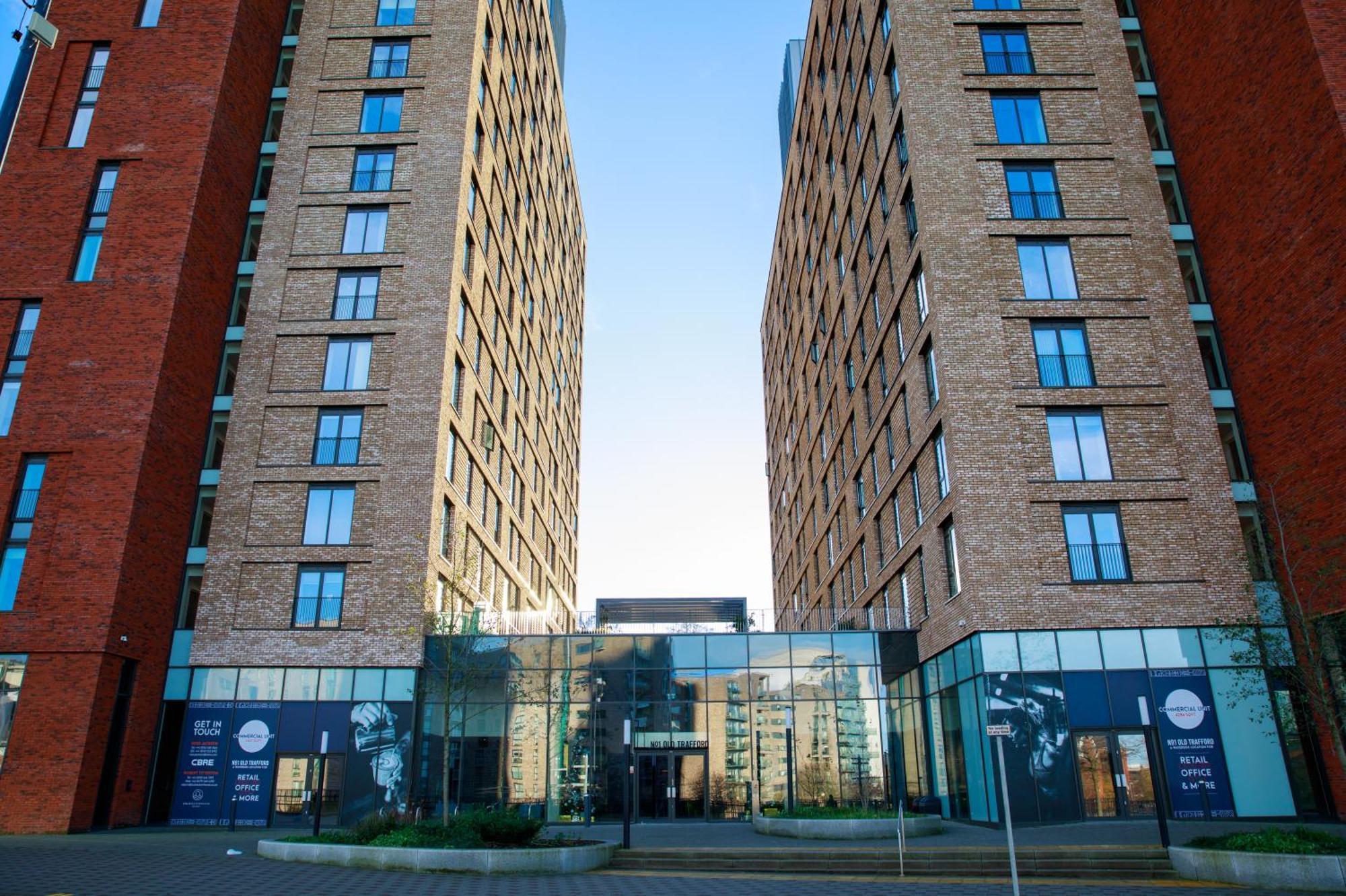 Trafford Suite Modern 1 Bed With Cinema Room Manchester Exteriör bild