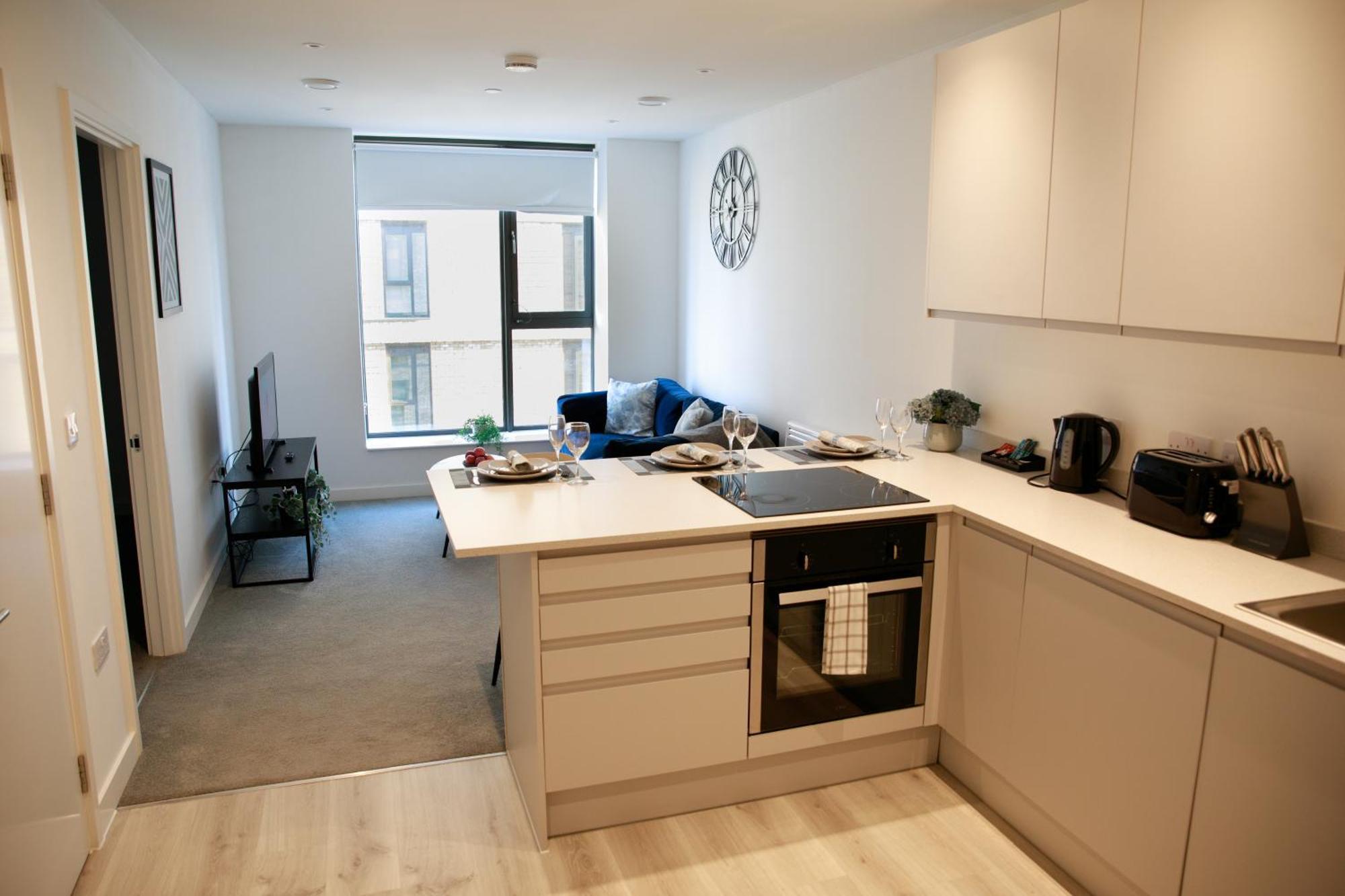 Trafford Suite Modern 1 Bed With Cinema Room Manchester Exteriör bild